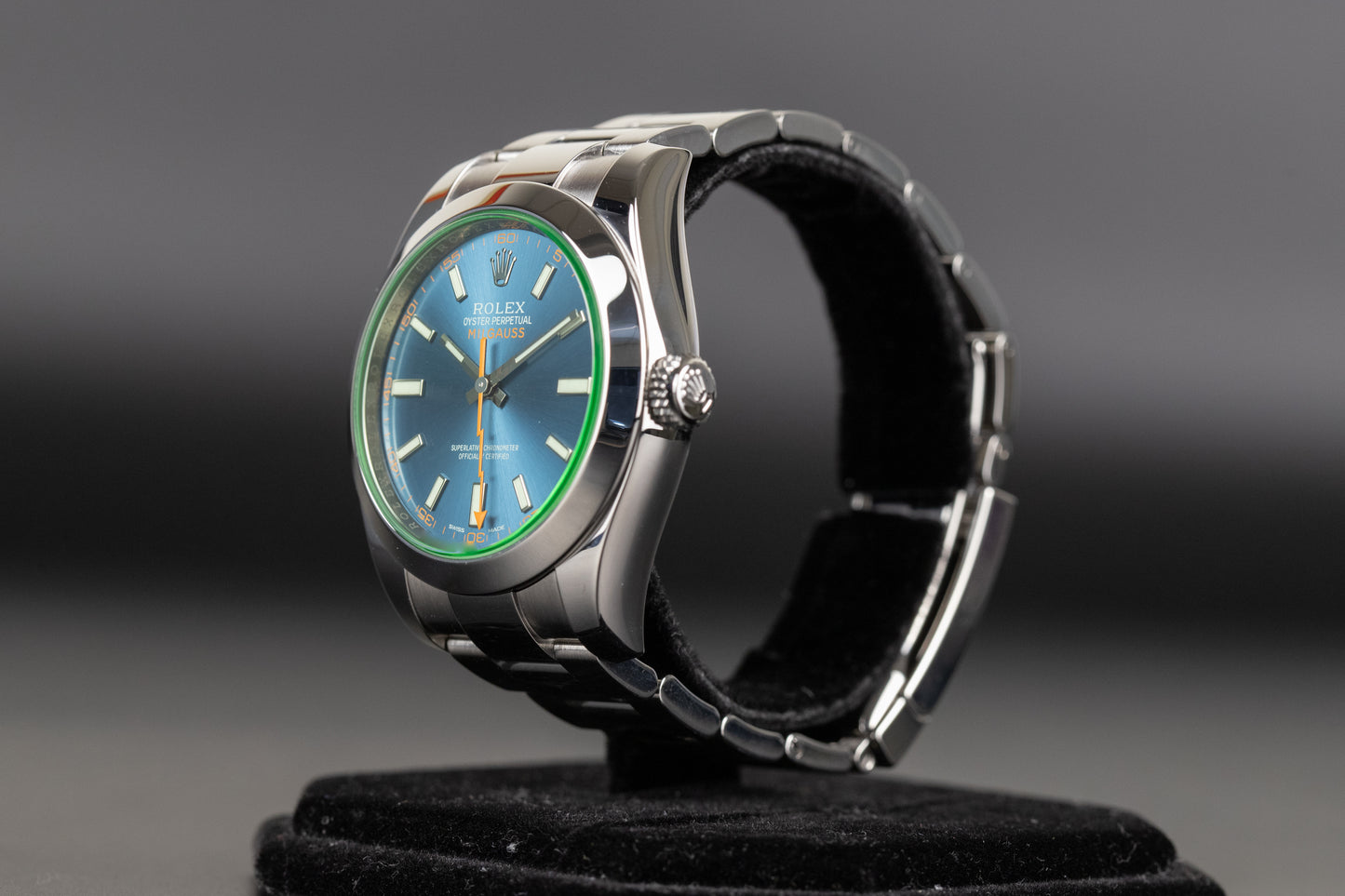 Rolex 116400GV Milgauss Blue Dial