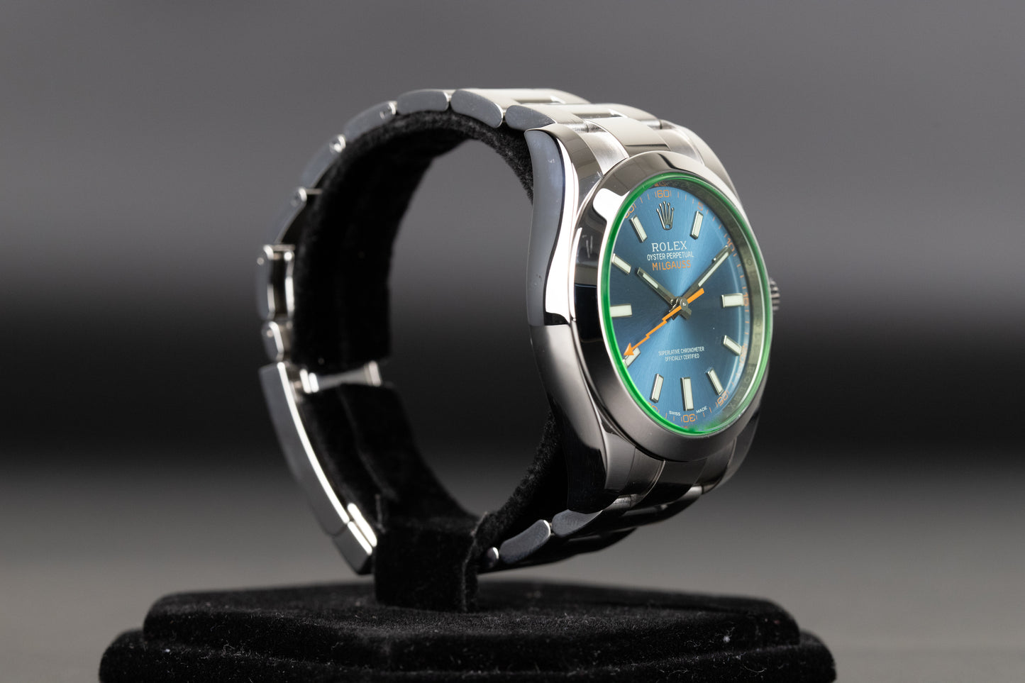 Rolex 116400GV Milgauss Blue Dial