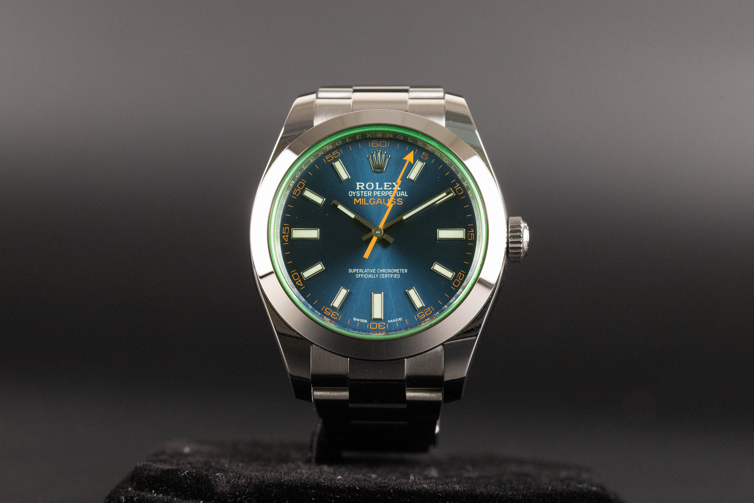 Rolex 116400GV Milgauss Blue Dial