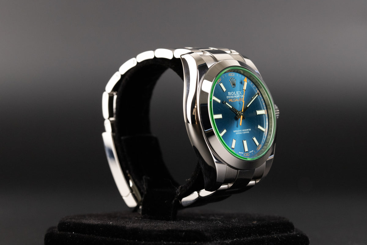 Rolex<br>116400GV Milgauss Blue Dial