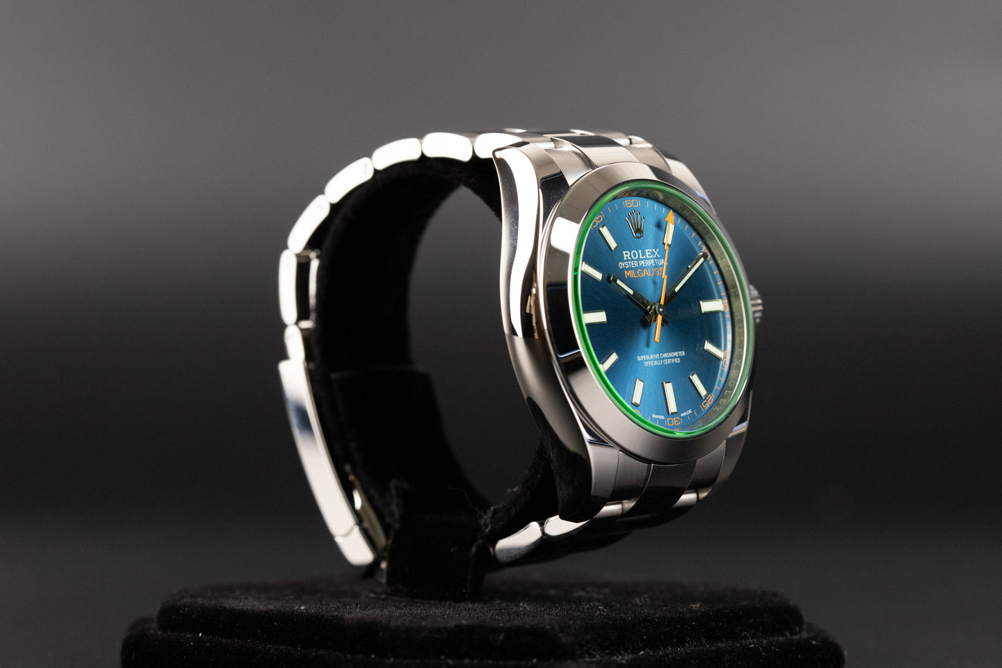 Rolex 116400GV Milgauss Blue Dial