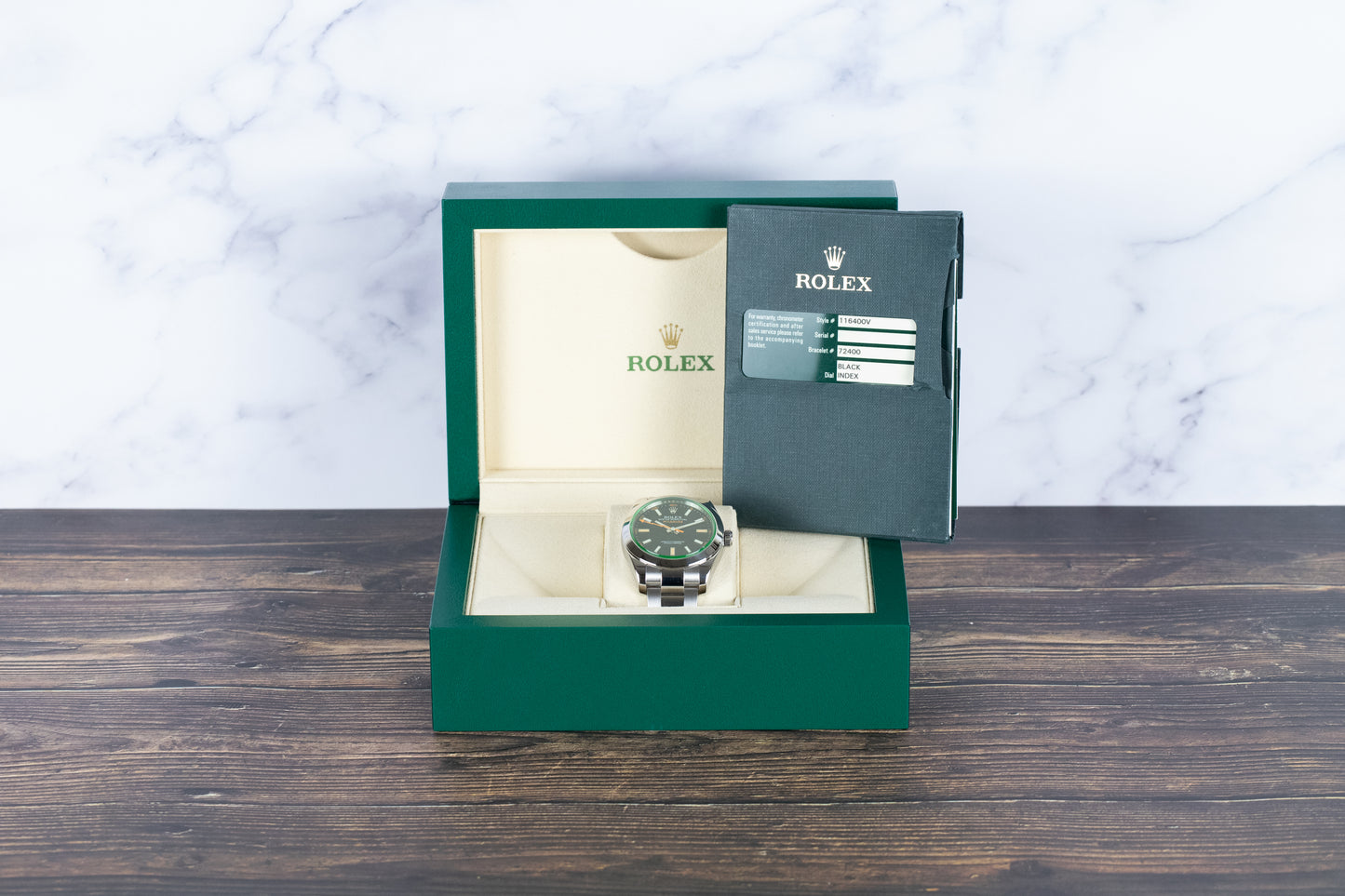 Rolex 116400V Milgauss Black Dial