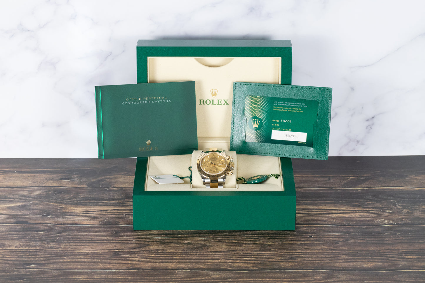 Rolex 116503 Daytona SS/18k Champagne Dial