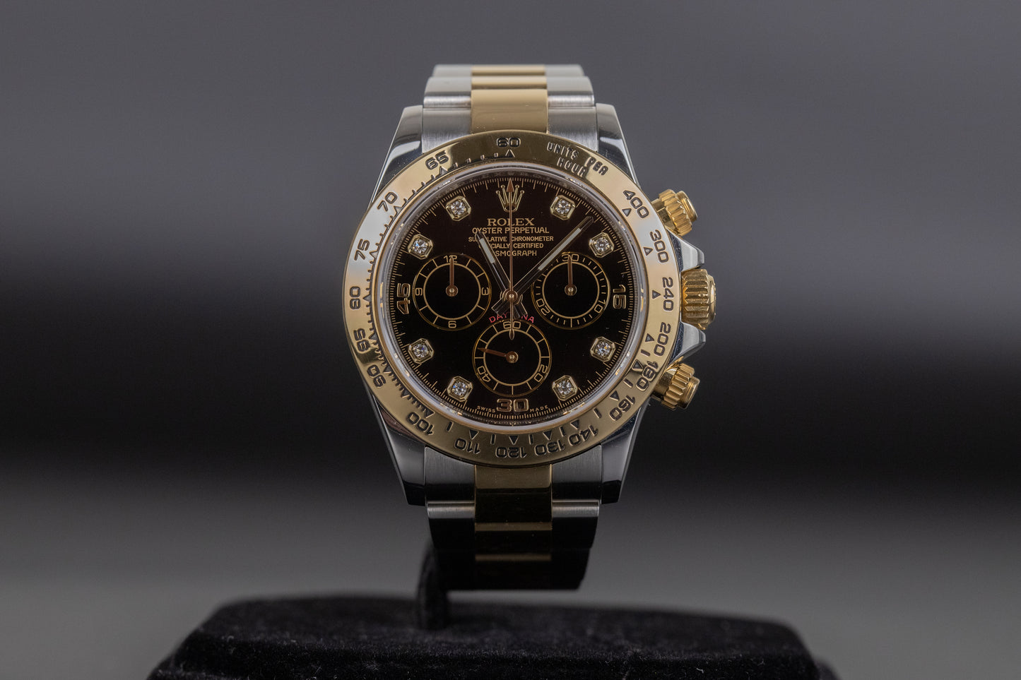 Rolex 116503 Daytona SS/18k Black Dial