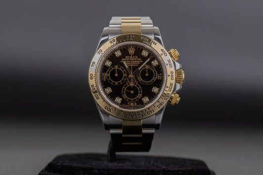 Rolex 116503 Daytona SS/18k Black Dial