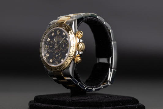 Rolex 116503 Daytona SS/18k Black Dial