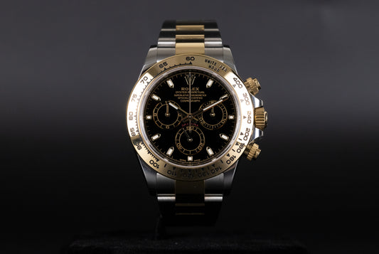 Rolex 116503 Daytona SS/18k Black Dial