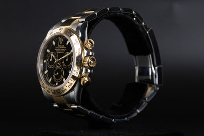 Rolex 116503 Daytona SS/18k Black Dial