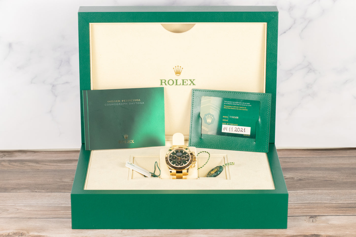 Rolex 116508 Daytona Green Dial
