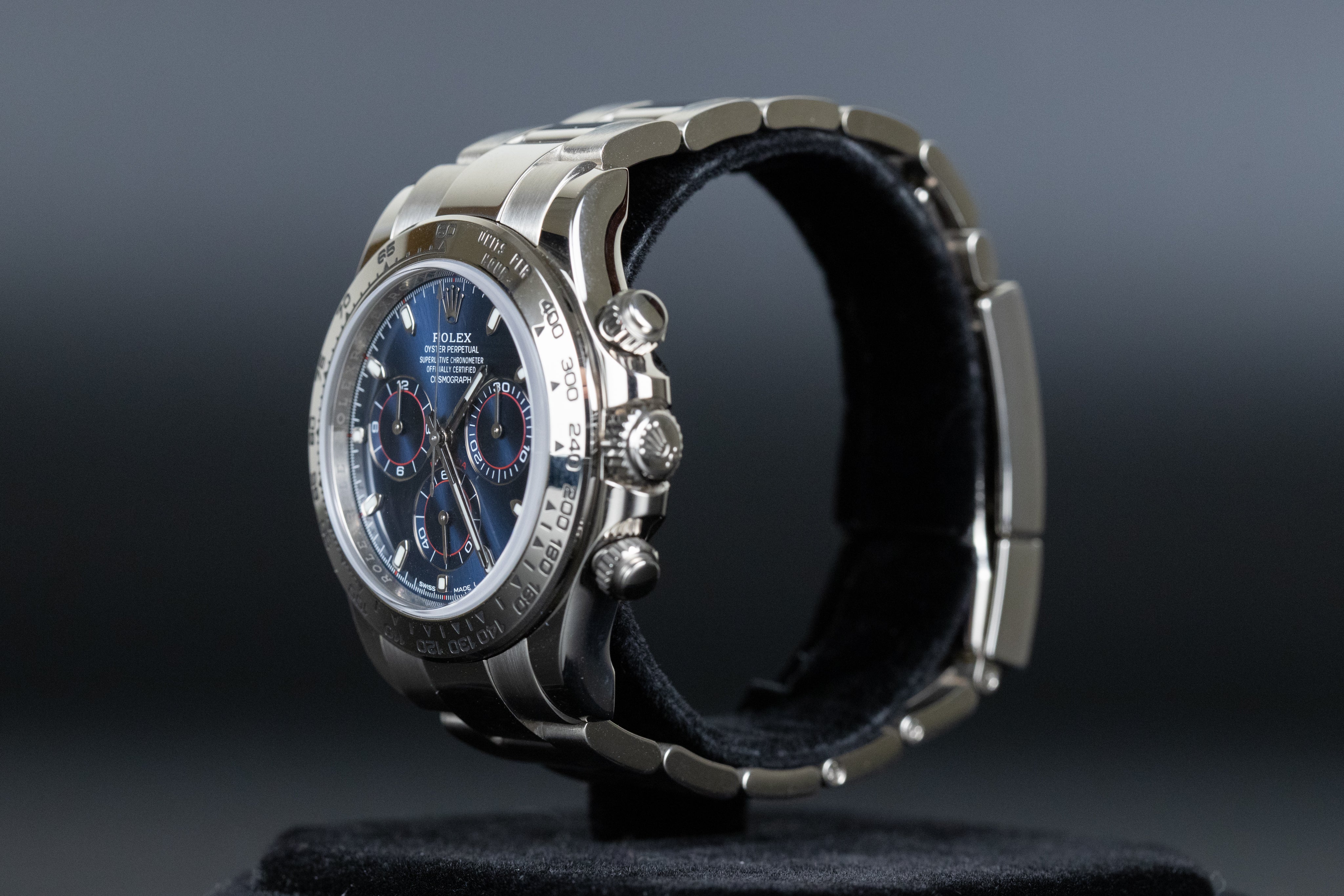 Rolex116509 Daytona Blue Dial Newport Watch Club