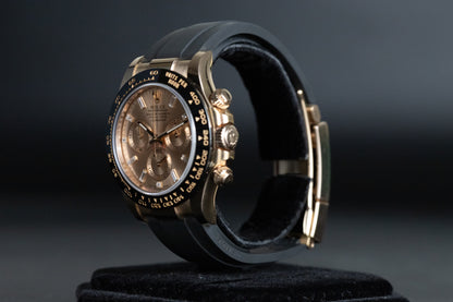 Rolex 116515LN Daytona Rose Gold Oysterflex Rose Dial