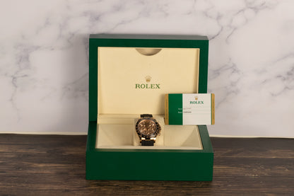 Rolex 116515LN Daytona Rose Gold Oysterflex Rose Dial