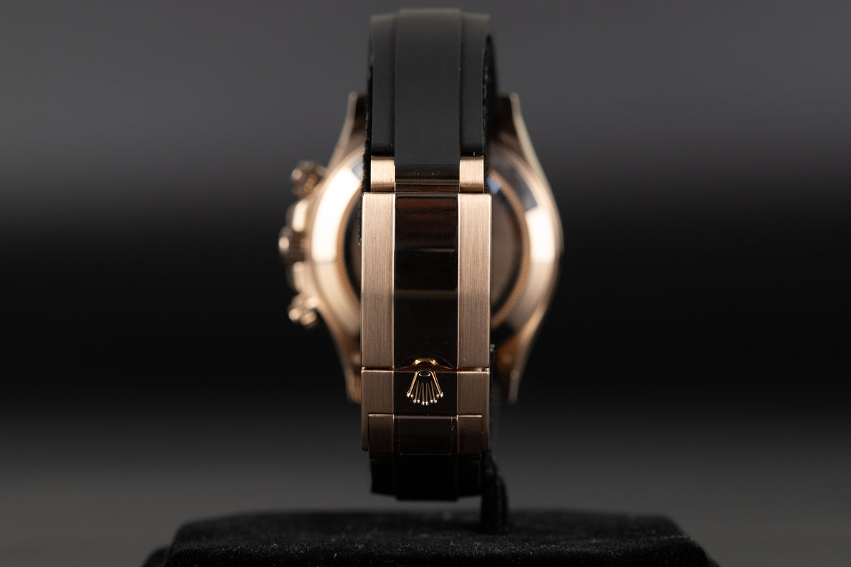Rolex<br>116515LN Daytona Rose Gold Oysterflex Meteorite Dial
