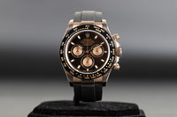 Rolex<br>116515LN Daytona Rose Gold Oysterflex Black Dial