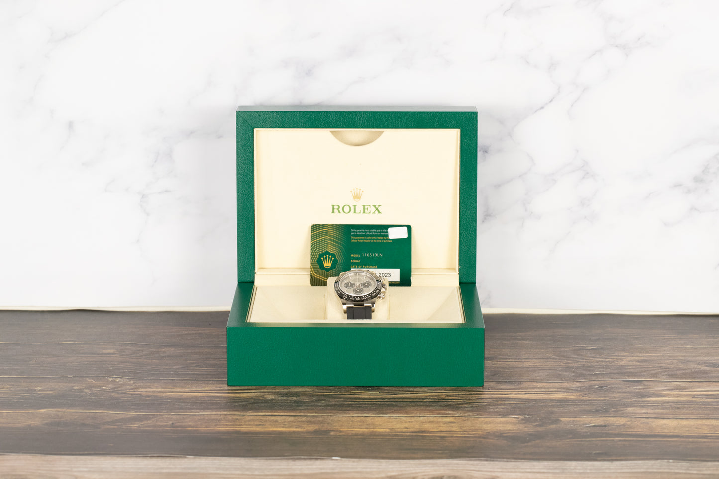 Rolex 116519LN Daytona Steel Dial Oysterflex