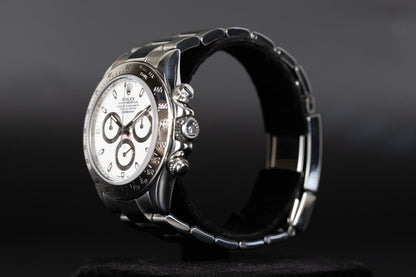 Rolex 116520 Daytona White Dial Chromalight Lume