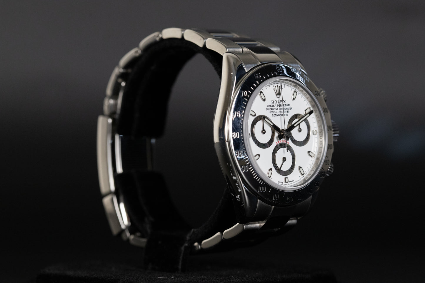 Rolex 116520 Daytona White Dial Chromalight Lume