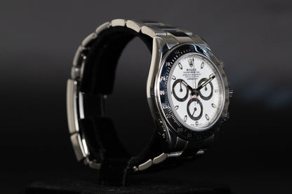 Rolex 116520 Daytona White Dial Chromalight Lume
