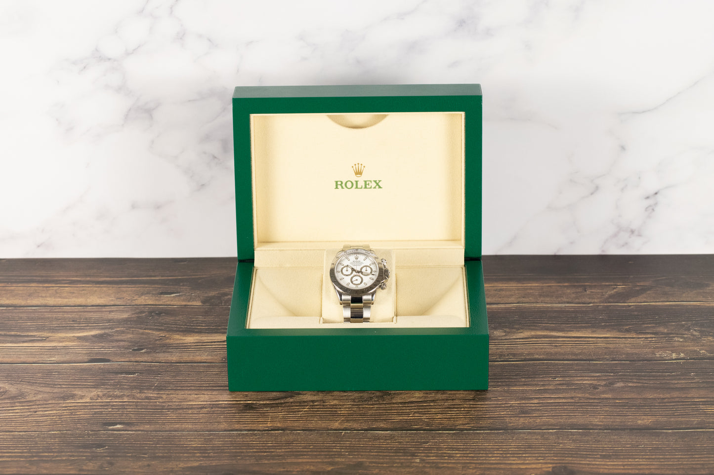 Rolex 116520 Daytona White Dial Chromalight Lume