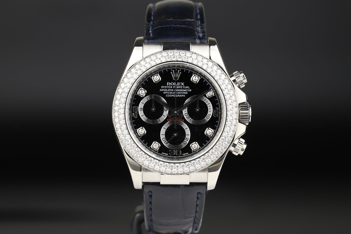 Rolex 116589RBR Daytona Diamond Dial Diamond Bezel