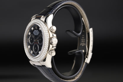 Rolex 116589RBR Daytona Diamond Dial Diamond Bezel