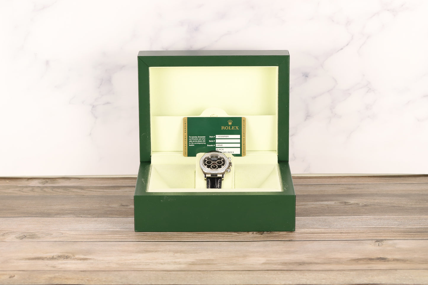 Rolex 116589RBR Daytona Diamond Dial Diamond Bezel