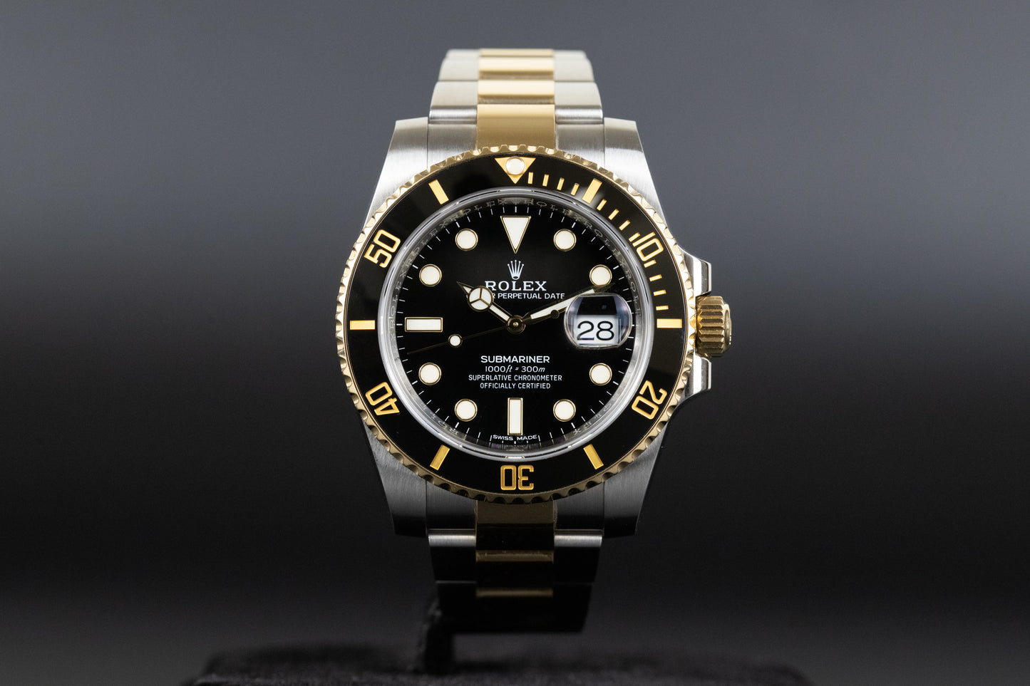 Rolex 116613LN Submariner SS/18k Black Dial
