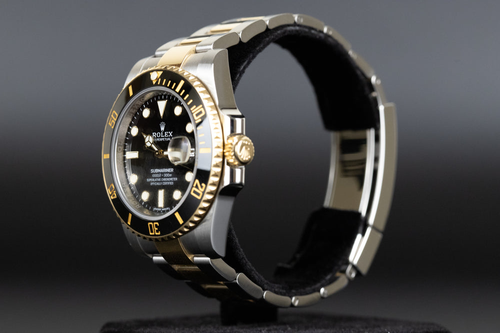 Rolex<br>116613LN Submariner SS/18k Black Dial