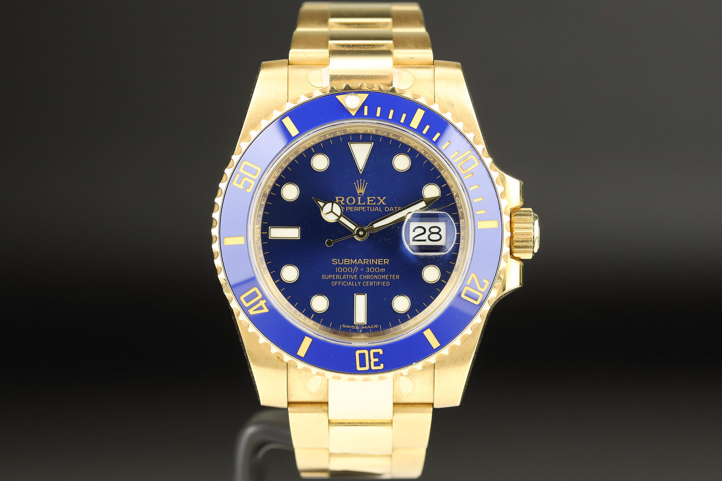 Rolex 116618LB Submariner Blue Dial