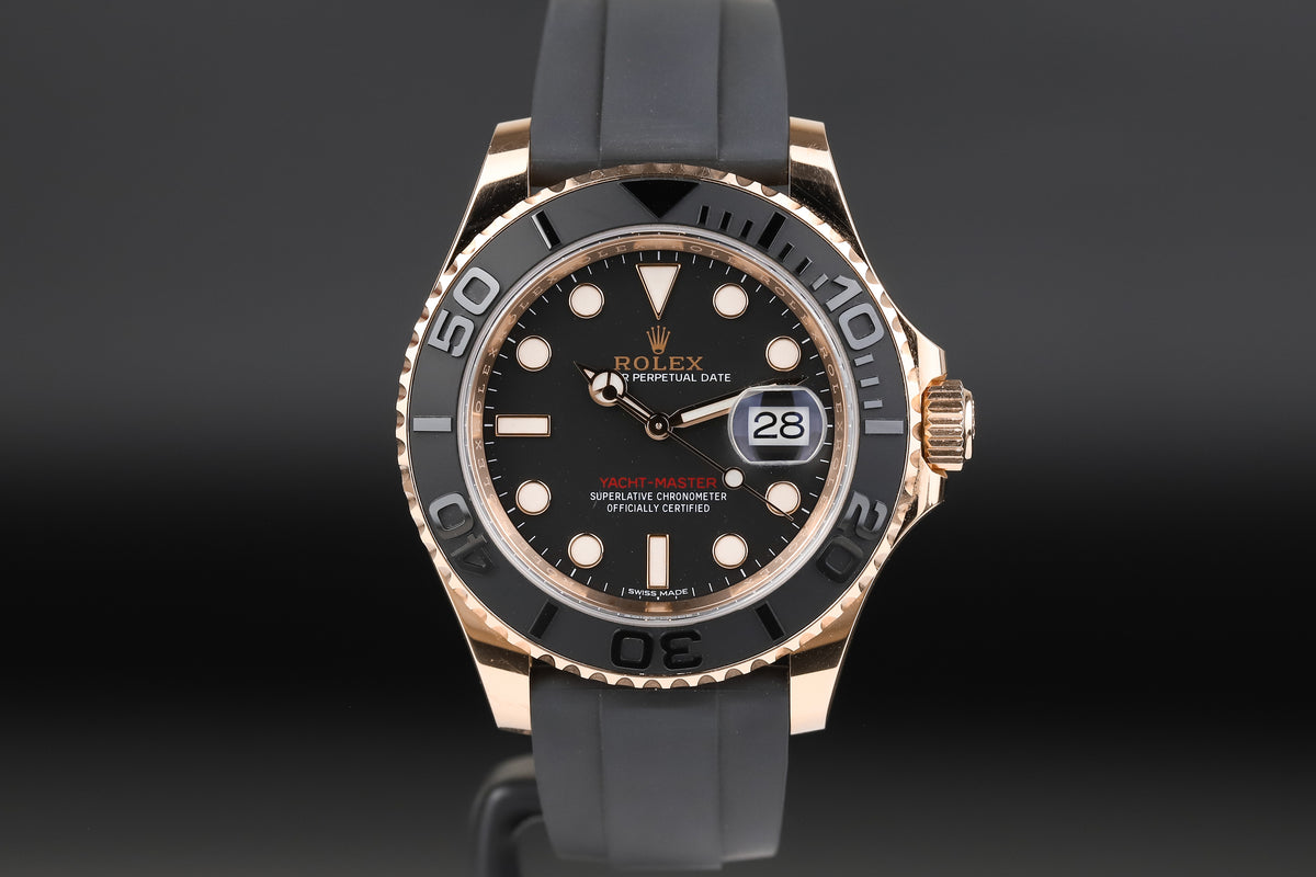 Rolex<br>116655 Yacht-Master 40 Oysterflex Black Dial