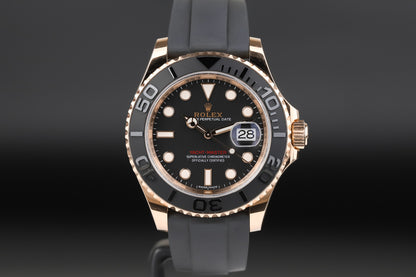 Rolex 116655 Yacht-Master 40 Oysterflex Black Dial