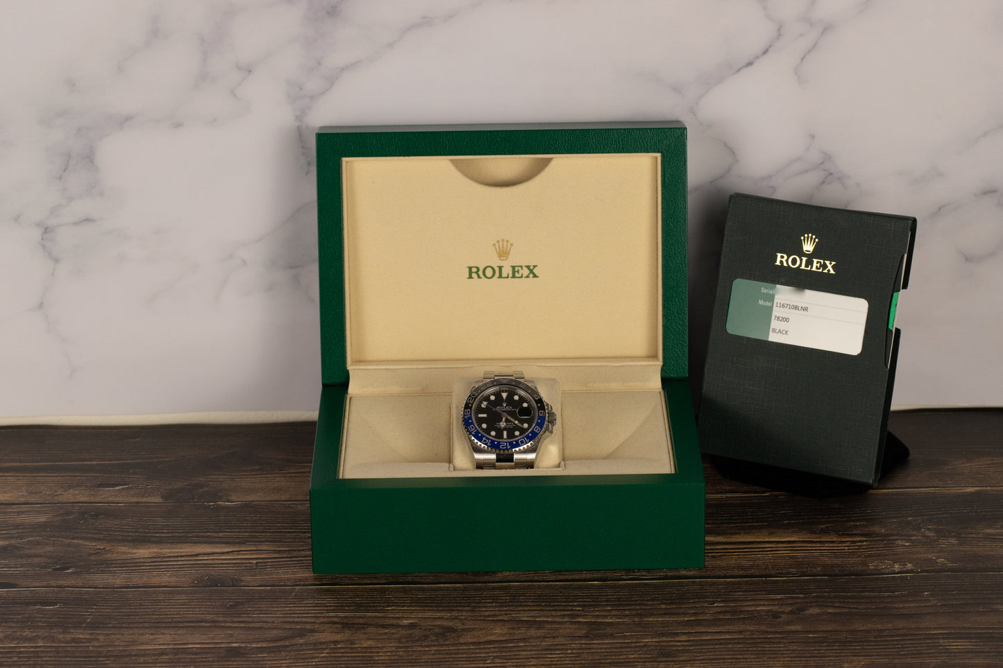 Rolex 116710BLNR GMT Master II 'Batman'