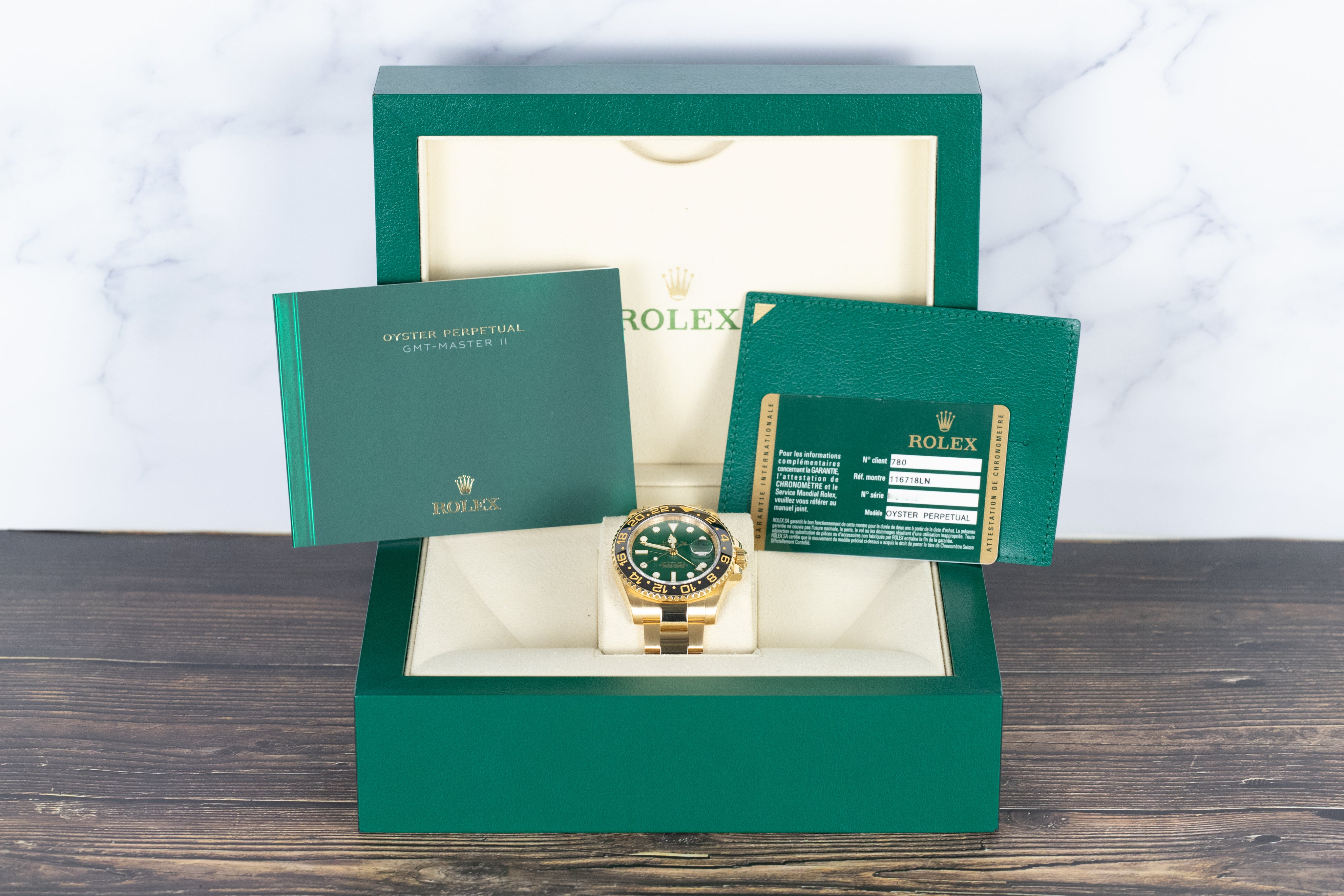 Rolex 116718 GMT Master II Green Dial – Newport Watch Club
