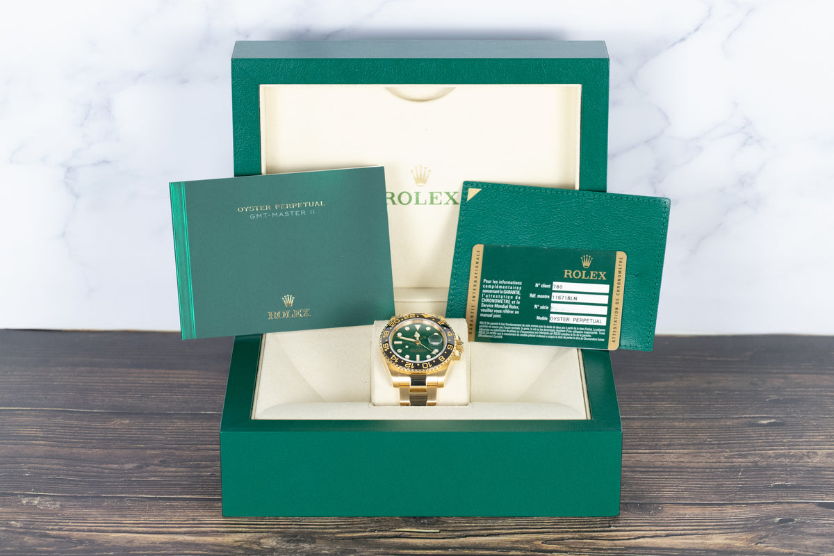Rolex<br>116718 GMT Master II Green Dial