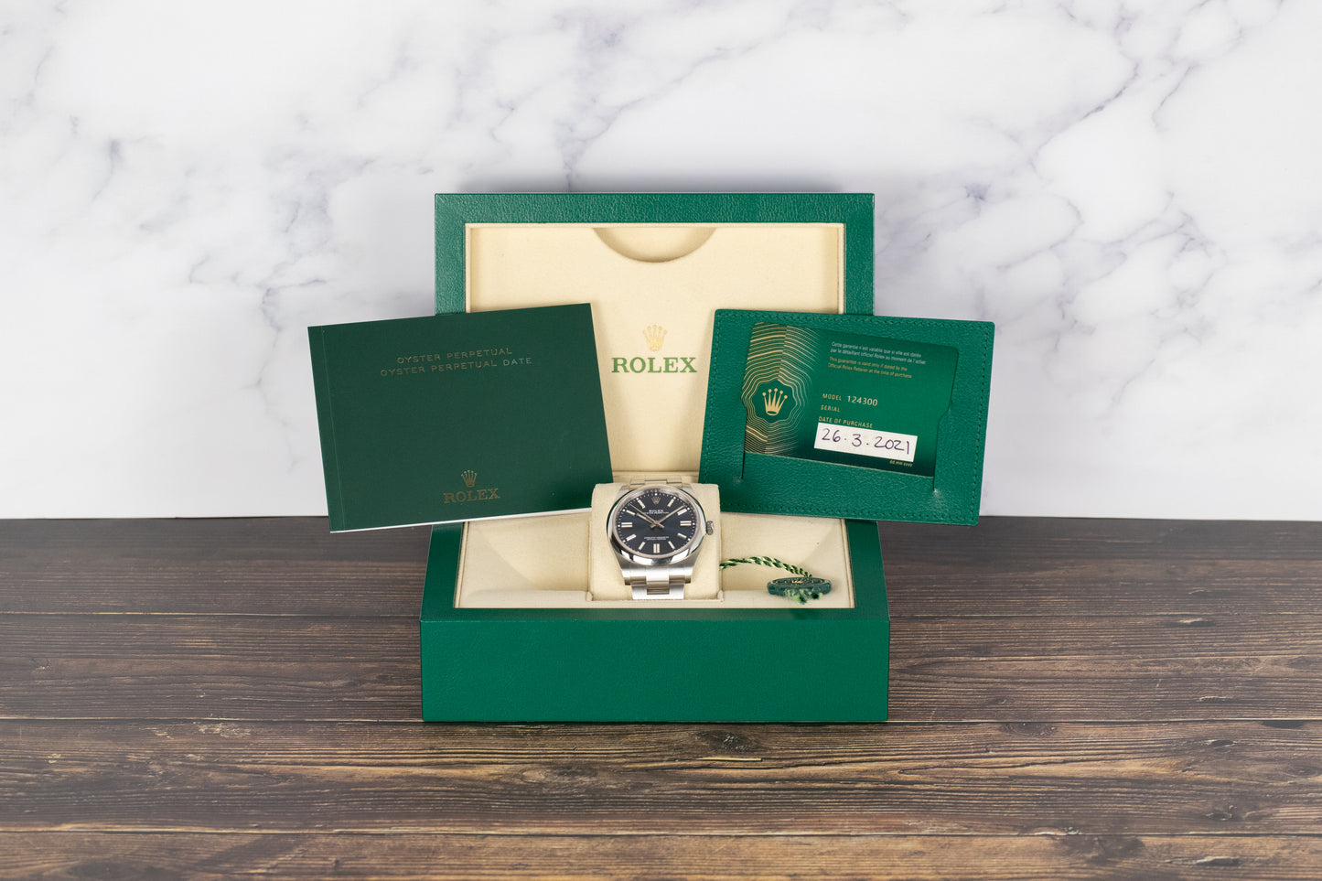 Rolex 124300 Oyster Perpetual 41mm Blue Dial