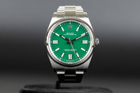 Rolex<br>124300 Oyster Perpetual 41mm Green Dial