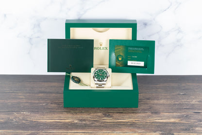 Rolex 124300 Oyster Perpetual 41mm Green Dial