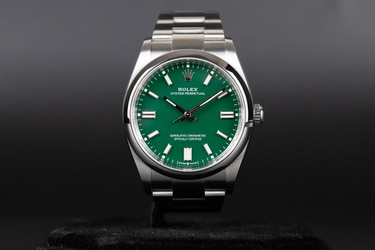Rolex 126000 Oyster Perpetual 36mm Green Dial