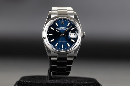 Rolex 126200 Datejust 36 Blue Dial