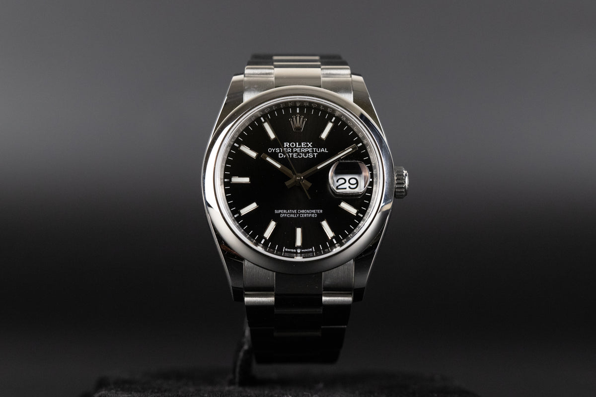 Rolex<br>126200 Datejust 36 Black Dial