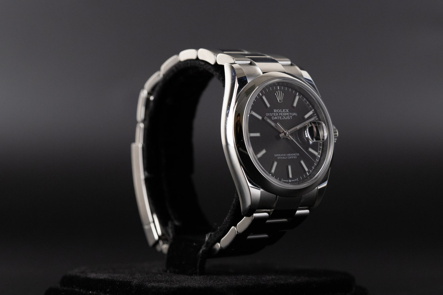 Rolex 126200 Datejust 36 Black Dial