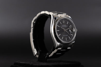Rolex 126200 Datejust 36 Black Dial