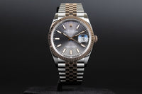 Rolex<br>126231 Datejust 36 SS/RG Slate Index Dial