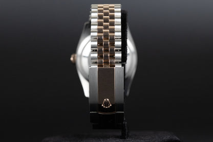Rolex 126231 Datejust 36 SS/RG Slate Index Dial