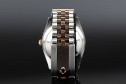 Rolex 126231 Datejust 36 SS/RG Slate Index Dial