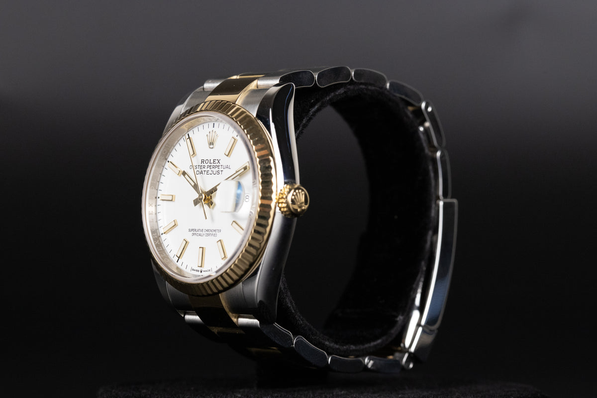 Rolex<br>126233 Datejust 36 SS/18k White Dial