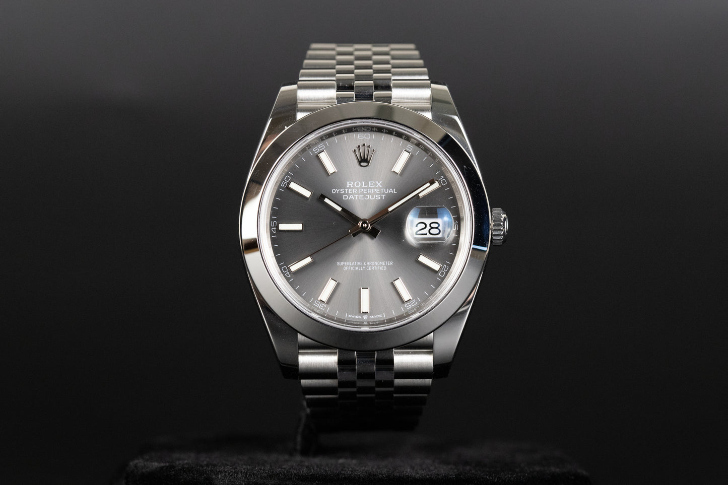 Rolex 126300 Datejust 41 Slate Dial