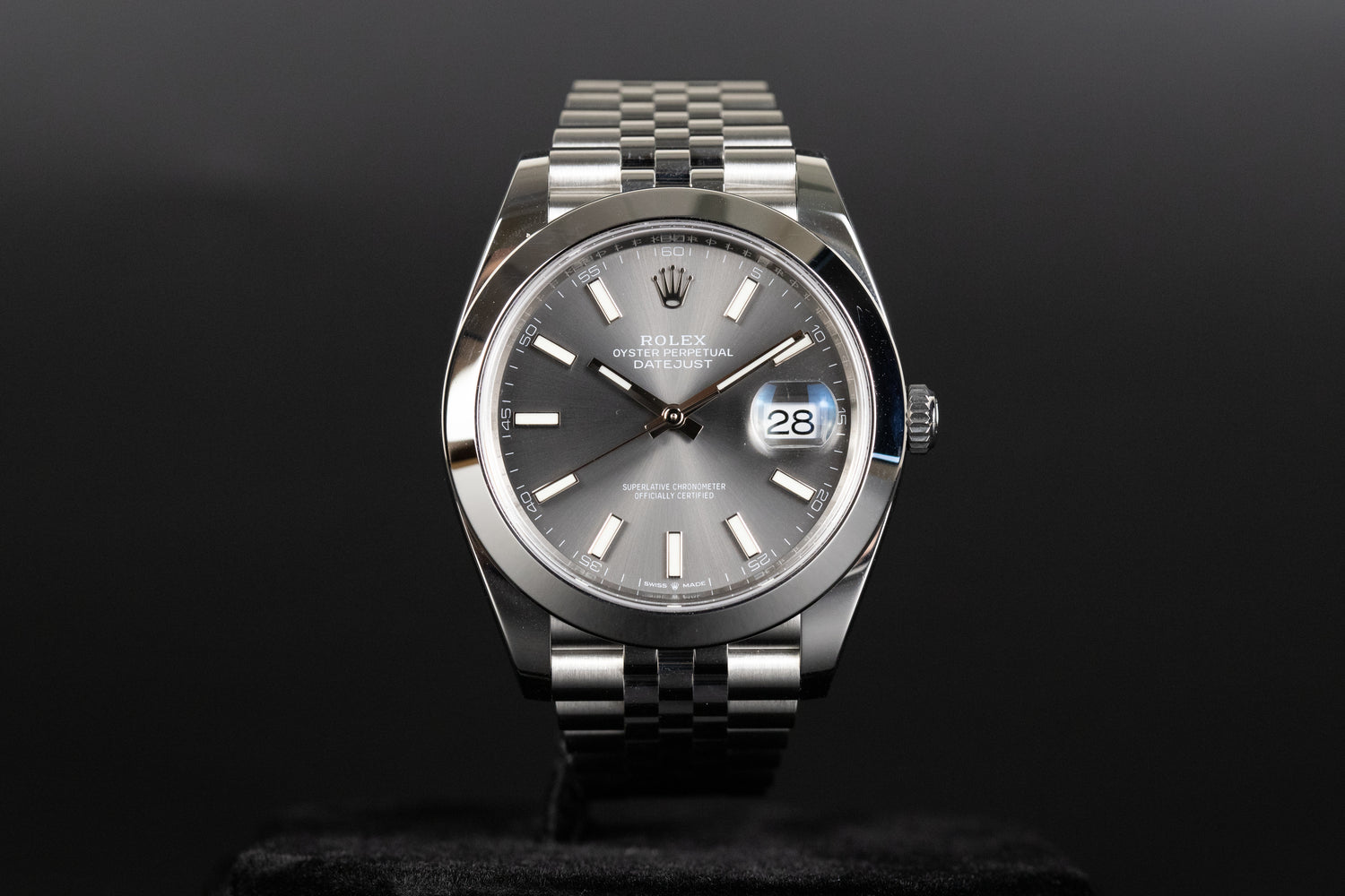 Rolex 126300 Datejust 41 Slate Dial