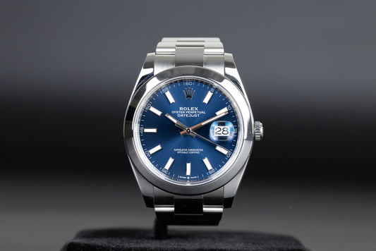 Rolex 126300 Datejust 41 Blue Dial
