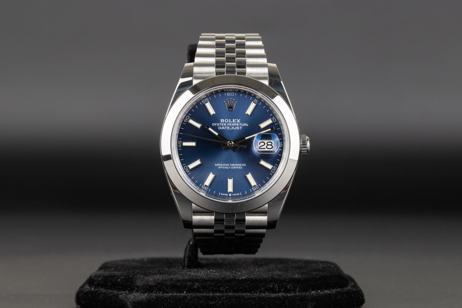 Rolex 126300 Datejust 41 Blue Dial